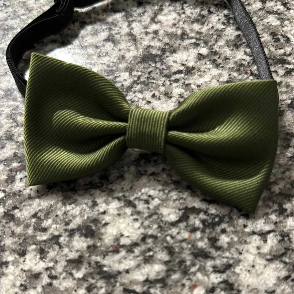 Green Bow Tie for Boys